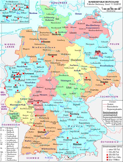 List Of Cities And Towns In Germany Wikipedia