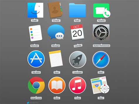 Apple Mac Yosemite Osx Icons Sketch Freebie Download Free Resource