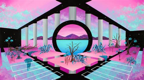 Pink Color Digital Composite Hd Vaporwave Wallpapers Hd Wallpapers