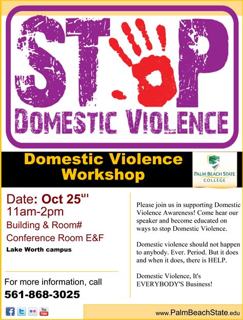 Frcwc Teams Up With Palm Beach State College To Stop Domestic Violence