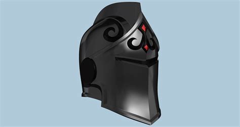 Stl File Fortnite Black Knight Helmet 🪖・3d Print Design To Download・cults