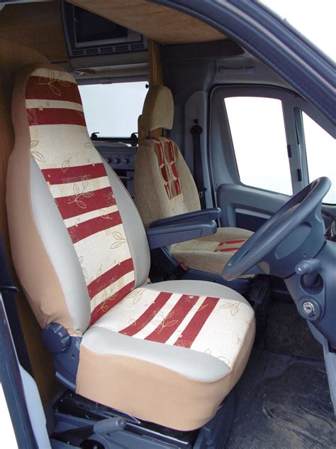 Motorhome Seat Covers Peugeot Boxer Motor Home Seat Cover Burgundy