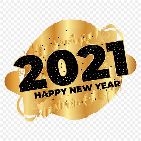 Happy New Year Vector Hd Images Happy New Year 2021 Vector Design With