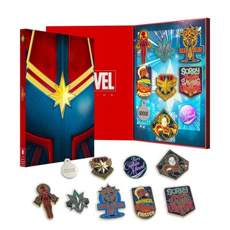 Buy Marvel Cinematic Universe Mcu Enamel Pin Set Captain Marvel X9