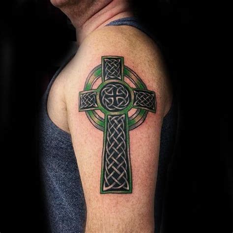 100 cool arm tattoos for men. 100 Celtic Cross Tattoos For Men - Ancient Symbol Design Ideas