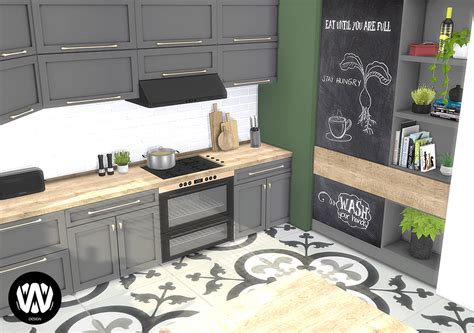 Sims 4 Cc Kitchen Opening Pin By Bohemian Rapture On Sims 4 Kitchen