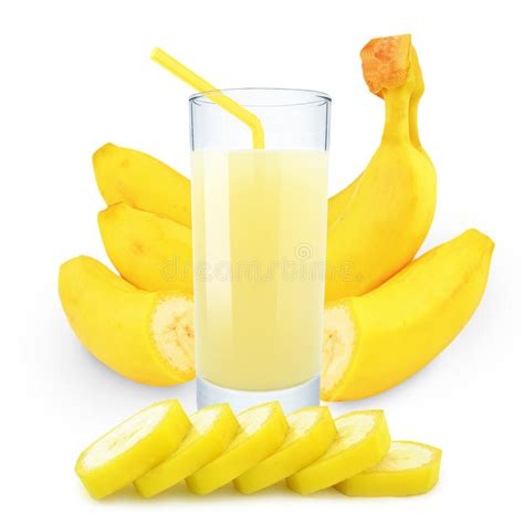 Banana Juice Stock Photo Image Of Juicy Beverage Slice 41930804