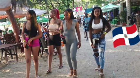 4k🇩🇴 Sosua Beach Vibes On A Weekend Dominican Republic Youtube