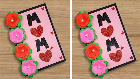 Tarjeta De Flores Para El Día De La Madre 😍 Ideas Para Mamá Mothers