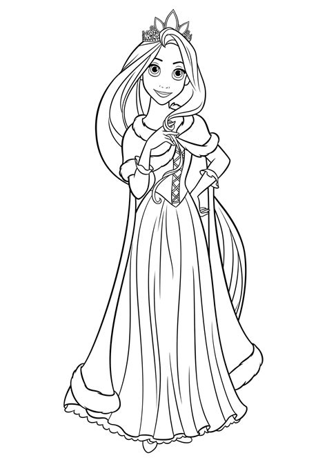 Rapunzel Coloring Pages | 100 Pictures Free Printable | Rapunzel