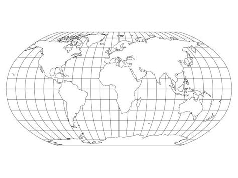 World Map Gridlines Stock Photos Pictures And Royalty Free Images Istock