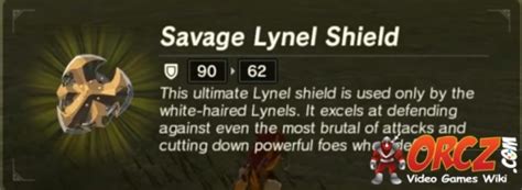 Breath Of The Wild Savage Lynel Shield The Video Games Wiki
