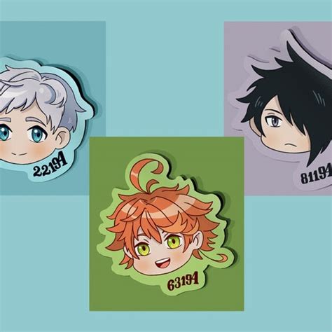 The Promised Neverland Sticker Etsy