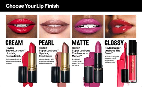 Amazon Com Lipstick Set By Revlon Super Lustrous Piece Gift Set Multi Finish Cream Pearl