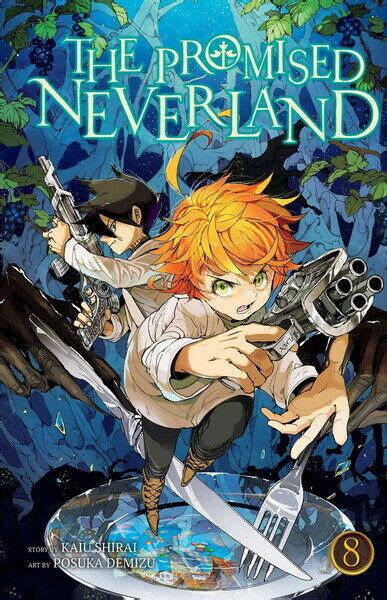 281884 The Promised Neverland Emma Norman Ray Fight Anime Print Poster
