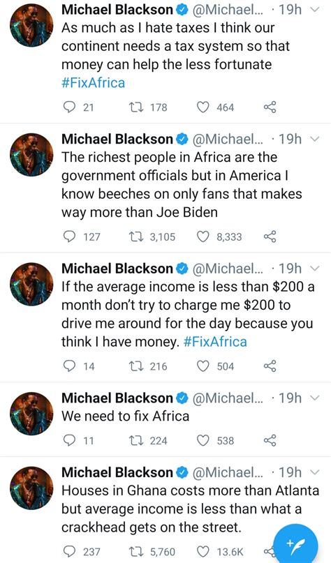 “we need to fix africa” comedian michael blackson laments about the situation in africa how