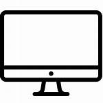 Computer Screen Icon Vector Monitor Transparent Resume