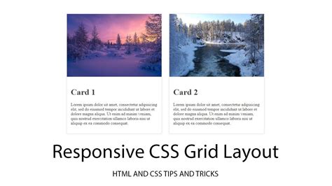 Responsive Css Grid Layout Html And Css Tips And Tricks Youtube Hot Sex Picture