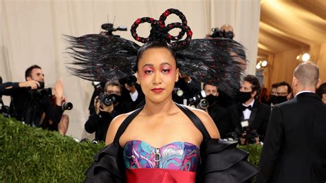 Naomi Osakas Hair Is An Elaborate Sculpture At The Met Gala 2021 Allure