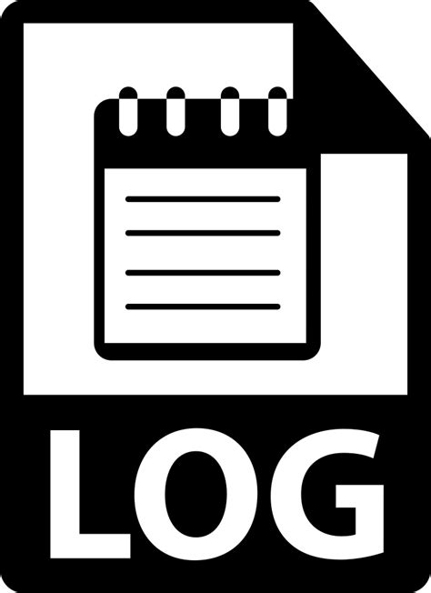 Log File Format Svg Png Icon Free Download 52163 Onlinewebfontscom