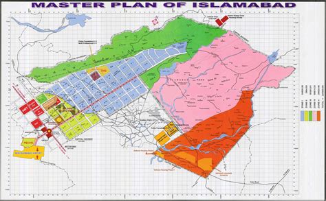 Master Plan Of Islamabad Pakistan Download Scientific Diagram