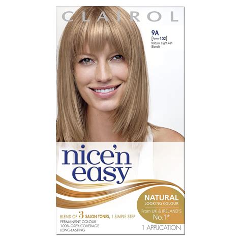 Clairol Nice N Easy Permanent Hair Color 9a Light Ash Blonde 1 Ea Chemical