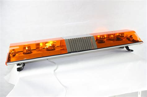 China Amber 1200mm Emergency Warning Rotating Light Bar For Cars