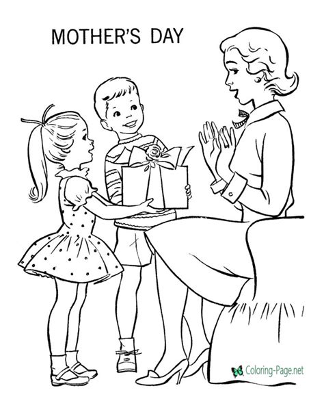 Kids can also surprise their. Free Mother´s Day Coloring Pages Gift for Mom