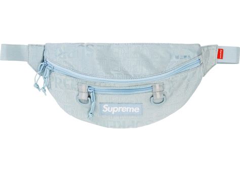 Supreme Supreme Waist Bag Ss19 Light Blue Streetwear Official