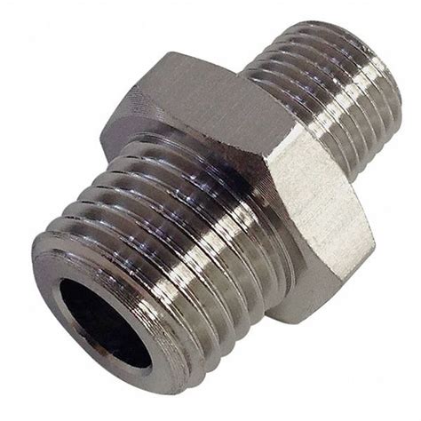 Nickel Plated Brass In X In Fitting Pipe Size Male Unequal Adapter Xj