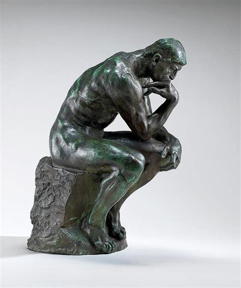 Le Penseur The Thinker Painting By Auguste Rodin