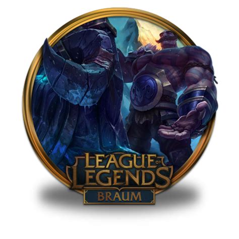 Braum Icon League Of Legends Gold Border Iconset Fazie69