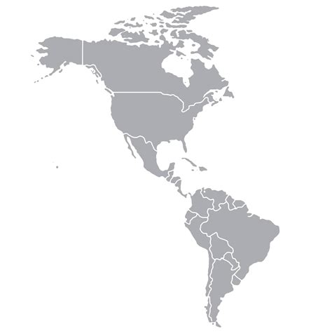 Slepá Mapa Ameriky Jižní I Severní Zdarma Ke Stažení