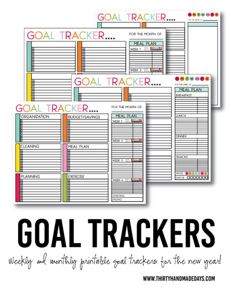 Inspired by jerry seinfeld's productivity secret: Printable Goals Tracker