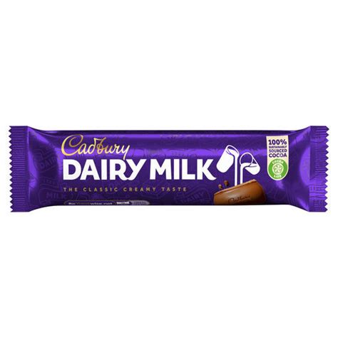 Cadbury Dairy Milk Chocolate Bar 45g Single Chocolate Bars And Bags