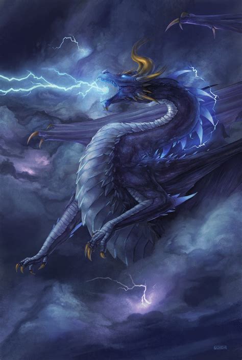 Storm Dragon Digital 20x30 Rart