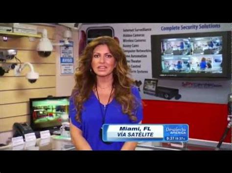 Sweep your home or business for hidden spy cameras, listening devices, gps trackers, rf wireless bugs. Spy Center Interviewed by Univision Television Network