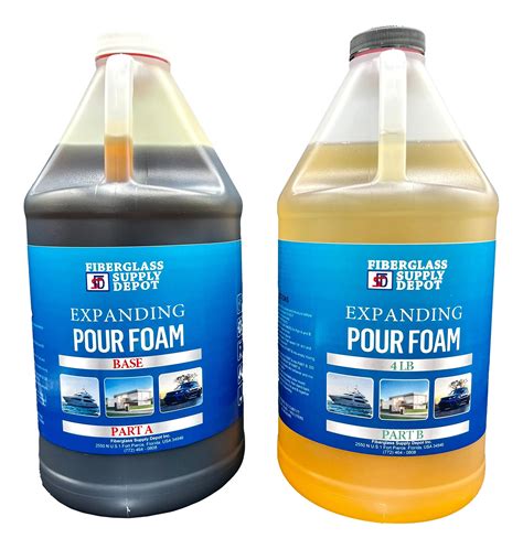 Buy 4 Lb Density Expanding Pour Foam 2 Part Polyurethane Closed Cell