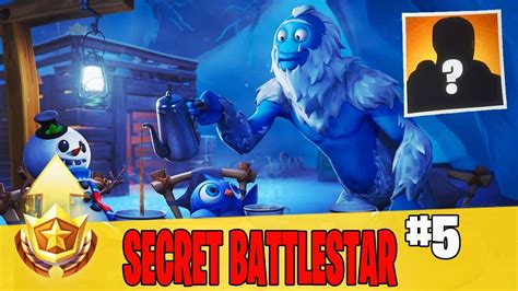 Secret Week 5 Battle Star Location Guide In Fortnite Free Battle Pass Tier In Season 7 Youtube