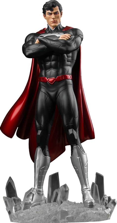The New 52 Superman Statue Popcultcha Convention Exclusive Black Suit