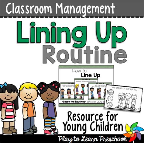 Lining Up Preschool Classroom Routine Play To Learn Preschool
