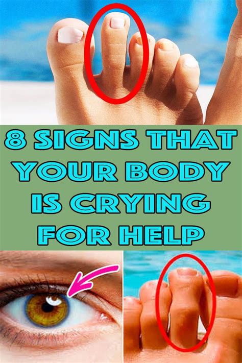 Signs That Your Body Is Crying For Help Healthy Advice Healthy Body Th Sign
