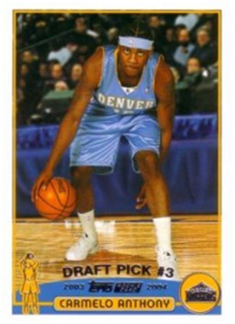 He is a strong buy with the option to sell in the spring of 2023. Best Carmelo Anthony Rookie Cards to Buy