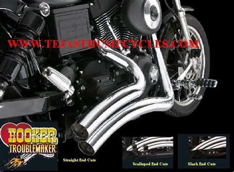 Hooker headers advises that a merge collector minimizes the reflected wave, so it has less effect upon the inertia pulses. Brand New Hooker Troublemaker Exhaust - Harley Davidson Forums