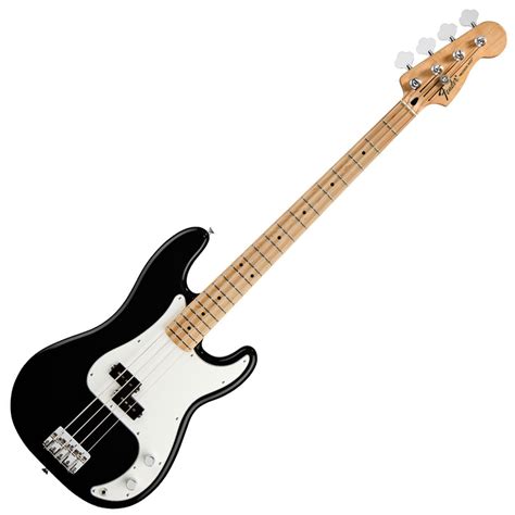 Fender Standard Precision Bass Mn Black 45 String Electric Bass Guitar
