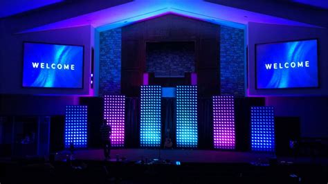 A Modern Church Stage Design Idea And How We Did It Eventtechnikerde