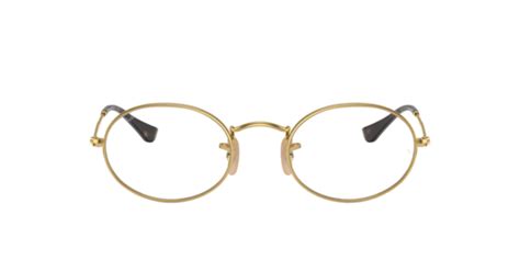 ray ban rb3547v oval optics gunmetal eyeglasses ® free shipping
