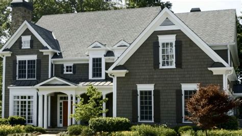 A white house with a grey roof can work well, especially if it is an older home with a traditional profile. Best Exterior House Color Schemes | Better Homes & Gardens