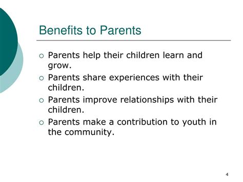 Ppt Module 1 Benefits Of Positive Parent Involvement In 4 H