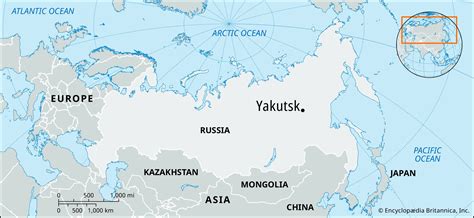 Yakutsk Russia Population And Map Britannica